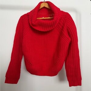 Cozy Red Turtleneck Sweater